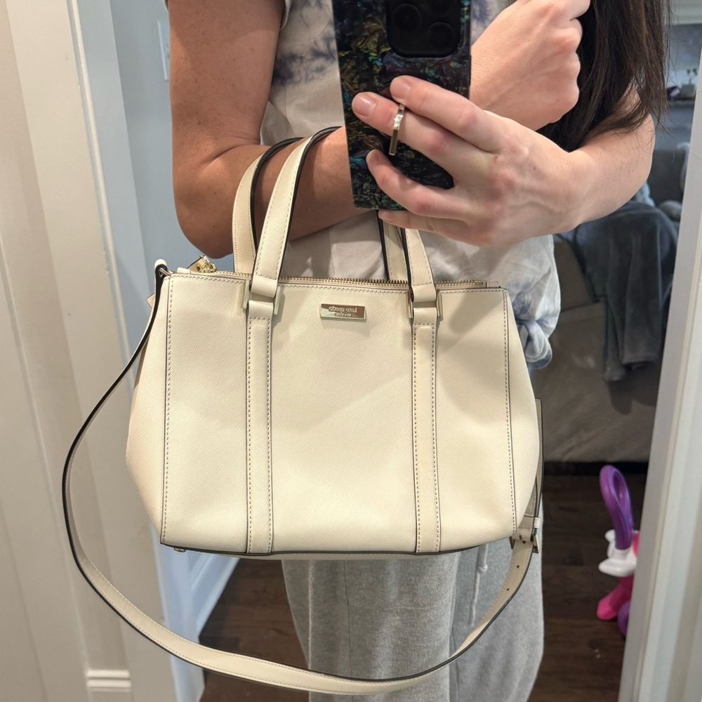 Kate Spade Newbury Lane Pebble Leather Satchel